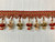 Rust, Loden Green & Taupe Onion TASSEL FRINGE Trim TF-20/36-17-4  Upholstery / Drapery 