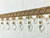 Beige, Antelope & Putty CRYSTAL BEADED TASSEL FRINGE 4" Width TF-32/3-6-5 Upholstery / Drapery / Interior Design   