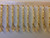 Cream Lucite Crystal Beaded Fringe Trim 3" Width CBF-20/2 Upholstery / Interior Design