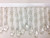 White / Clear Crystal Beaded Fringe Trim 2.75" Width CBF-19/1 Interior Design / Home Furnishings 