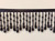 Solid Black CRYSTAL BEADED FRINGE Trim 2.75" Width CBF-19/47 Upholstery / Interior Design / Home Furnishing