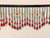 3" CRYSTAL BEADED FRINGE-22/47-53        BLACK MUILTI