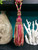 HOT PINK,MINT GREEN & MAUVE 10" TASSEL CURTAIN TIEBACK-4/20-13-25