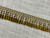 CREAM AND LODEN GREEN WOOD BEADED TASSEL FRINGE 2" Width TF-61/2-17