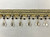 Black & Vanilla Teardrop Lucite Crystal Beaded Fringe Trim 4" TF-46/47-3 Upholstery / Drapery / Interior Design / Home Furnishing 