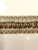 7/8" LINEN GIMP HEADER-H-59-L/6   NATURAL DARK TAN  UPHOLSTERY 