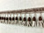Winter White & Brown 100% LINEN TASSEL FRINGE Trim TF-53-L/2-8  Upholstery / Drapery / Interior Design / Home Furnishing / 36 Handmade Tassels Per Yard