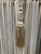  BEIGE & CREAM 13" CRYSTAL TASSEL CURTAIN TIEBACK With Double Twisted Loop Rope Cord SCTB-16/3-2         