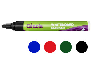 QIZZLE WHITEBOARD MARKER, CHISEL (EACH)|T3