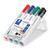 STAEDTLER WHITEBOARD MARKER CHISEL, SET 4