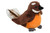 NATIVE BIRD FINGER PUPPET, (FANTAIL)