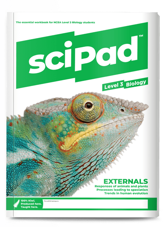 SCIPAD LEVEL 3 BIOLOGY EXTERNALS WORKBOOK 9780992260491