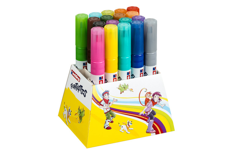 EDDING E14/18 FUNTASTICS MARKERS, PKT 18