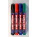 EDDING 363/4 WHITEBOARD MARKERS, SET 4