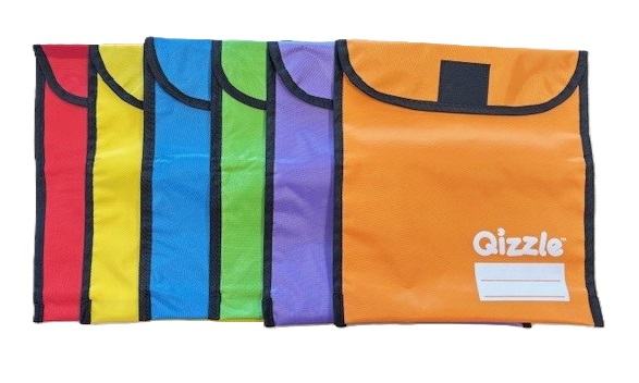 QIZZLE MEDIUM HOMEWORK BOOK BAG 28 X 30CM