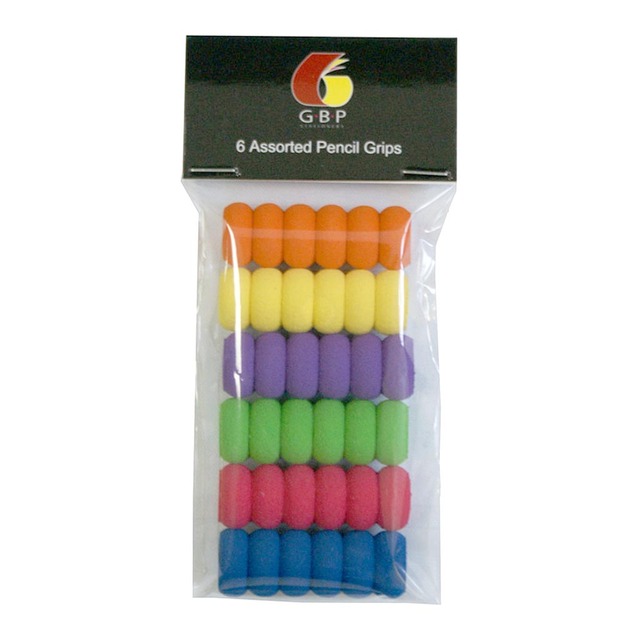OKIN PENCIL GRIPS, PKT 6