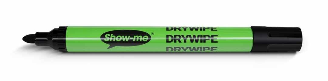 SHOW-ME DRYWIPE PENS MEDIUM TIP, EACH