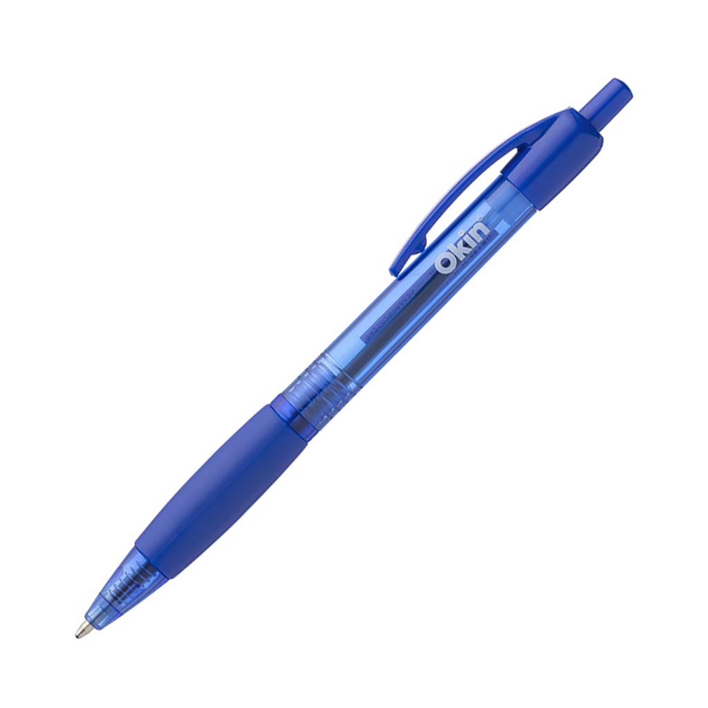 OKIN BALLPOINT RETRACTABLE PEN WITH GRIP EACH