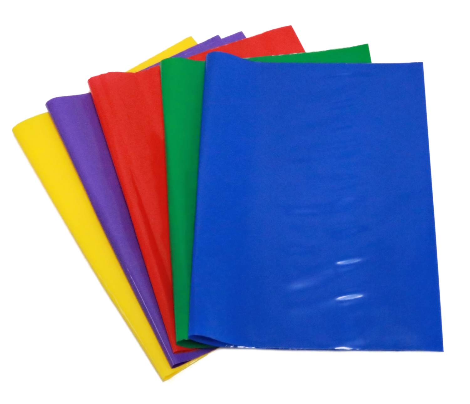 COLOURED QUICK BOOK COVERS 255 X 205MM, CLEAR