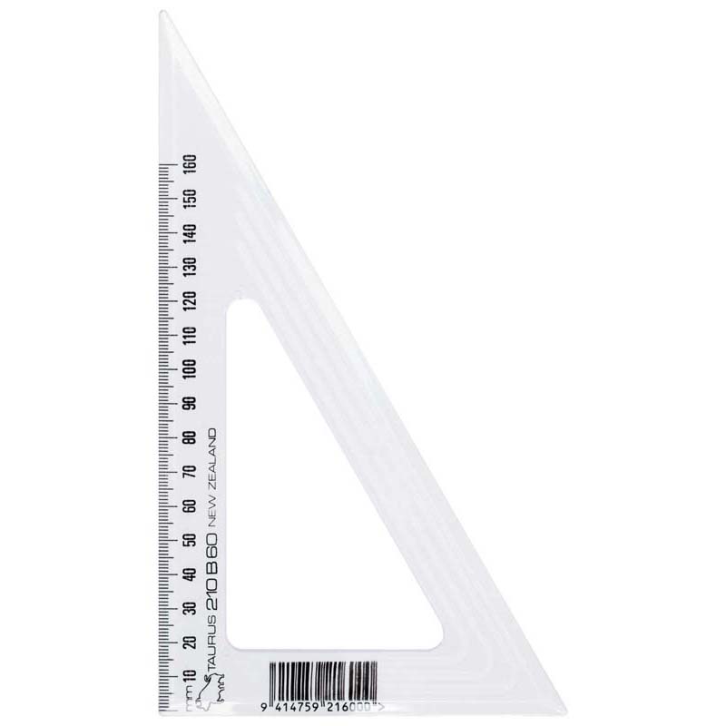 SET SQUARE - 60 DEG, 21CM