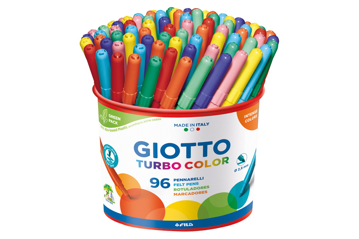 GIOTTO TURBO COLOUR FELTS, POT 96