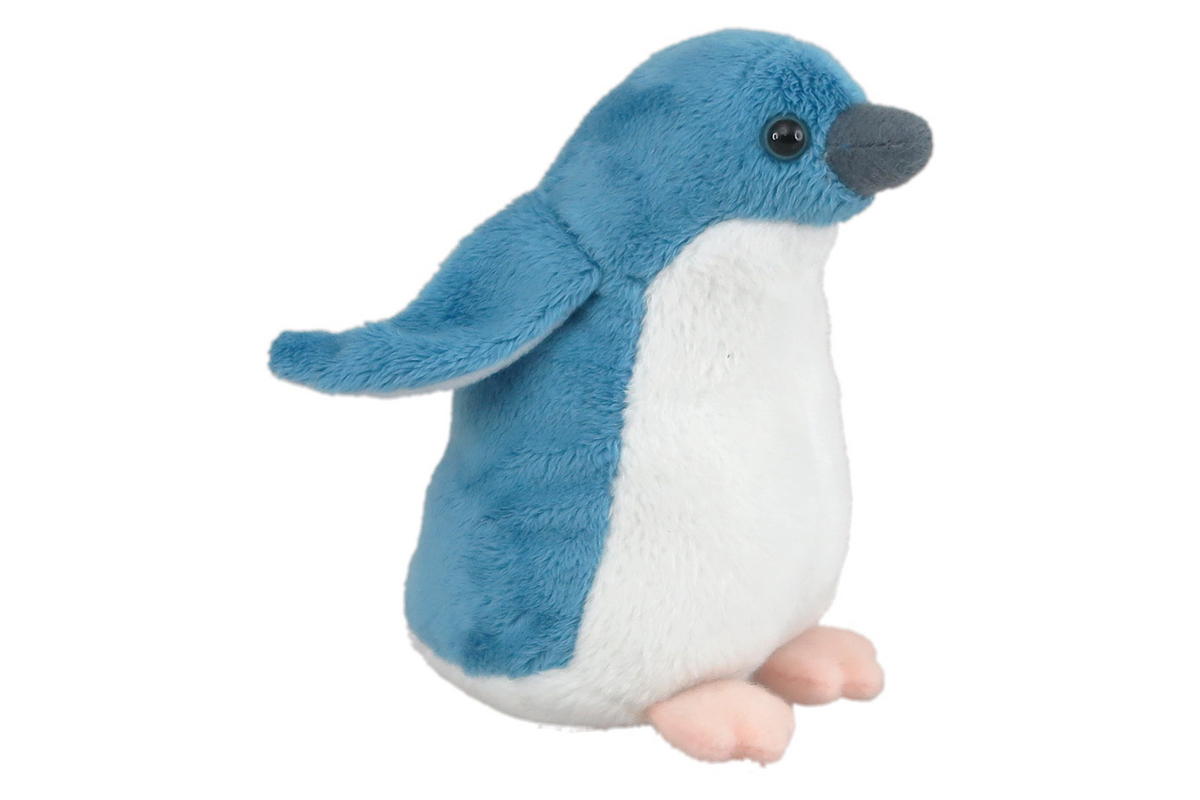 NATIVE BIRD FINGER PUPPET, (BLUE PENGUIN)