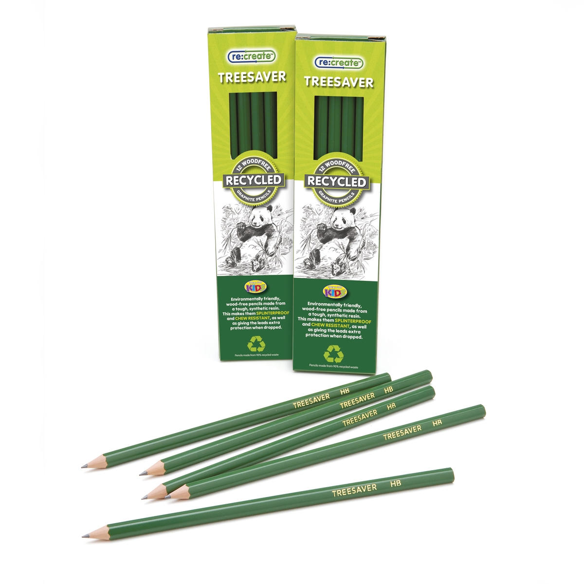 TREESAVER RECYCLED HB PENCILS, EACH