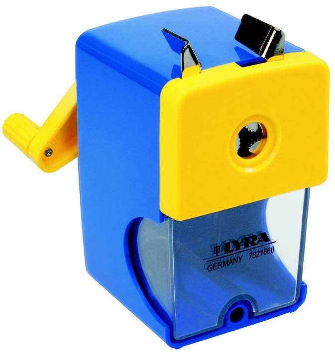 LYRA PLASTIC DESKTOP PENCIL SHARPENER
