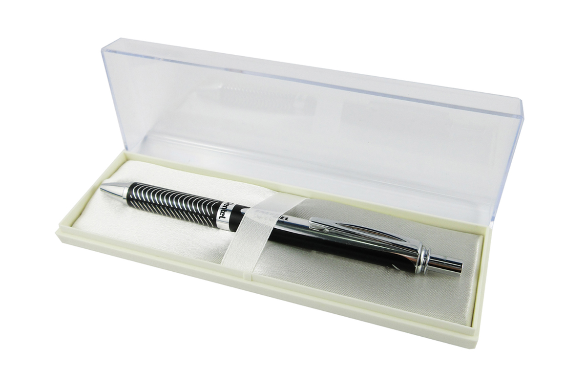 PENTEL ENERGEL BLACK ALUMINIUM BARREL 0.7MM GEL PEN