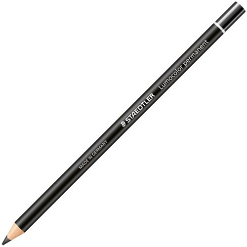 STAEDTLER LUMOCOLOR GLASOCHROM 108 MARKER BLACK