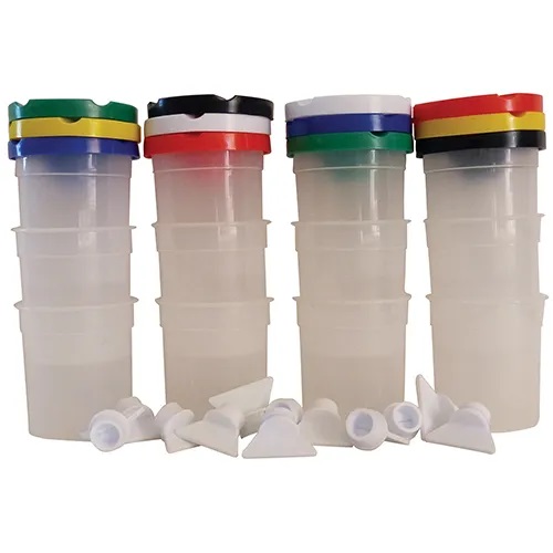 NON SPILL PAINT POTS SET 12 ASSORTED