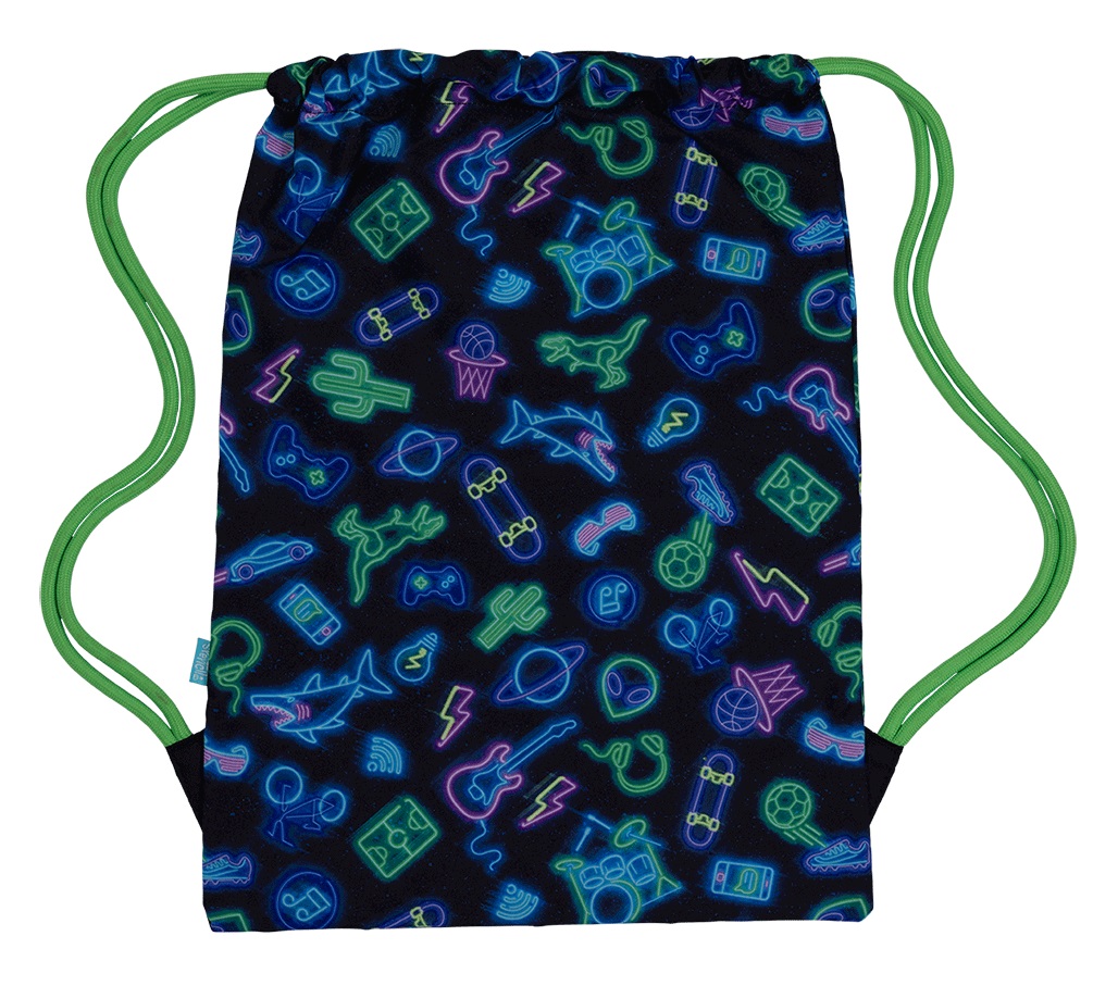 SPENCIL BIG DRAWSTRING BAG - NEON LIFE