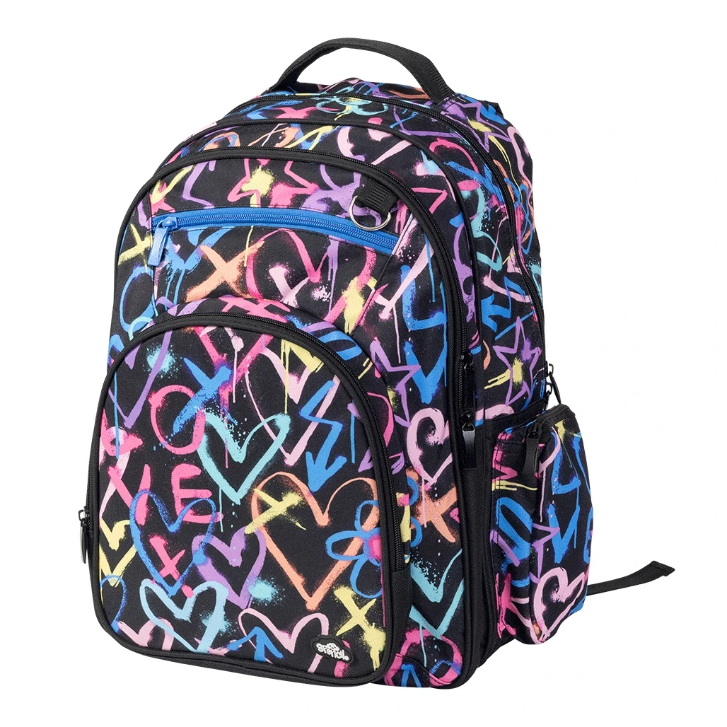 SPENCIL BIG KIDS BACKPACK - HEARTS AND CROSSES