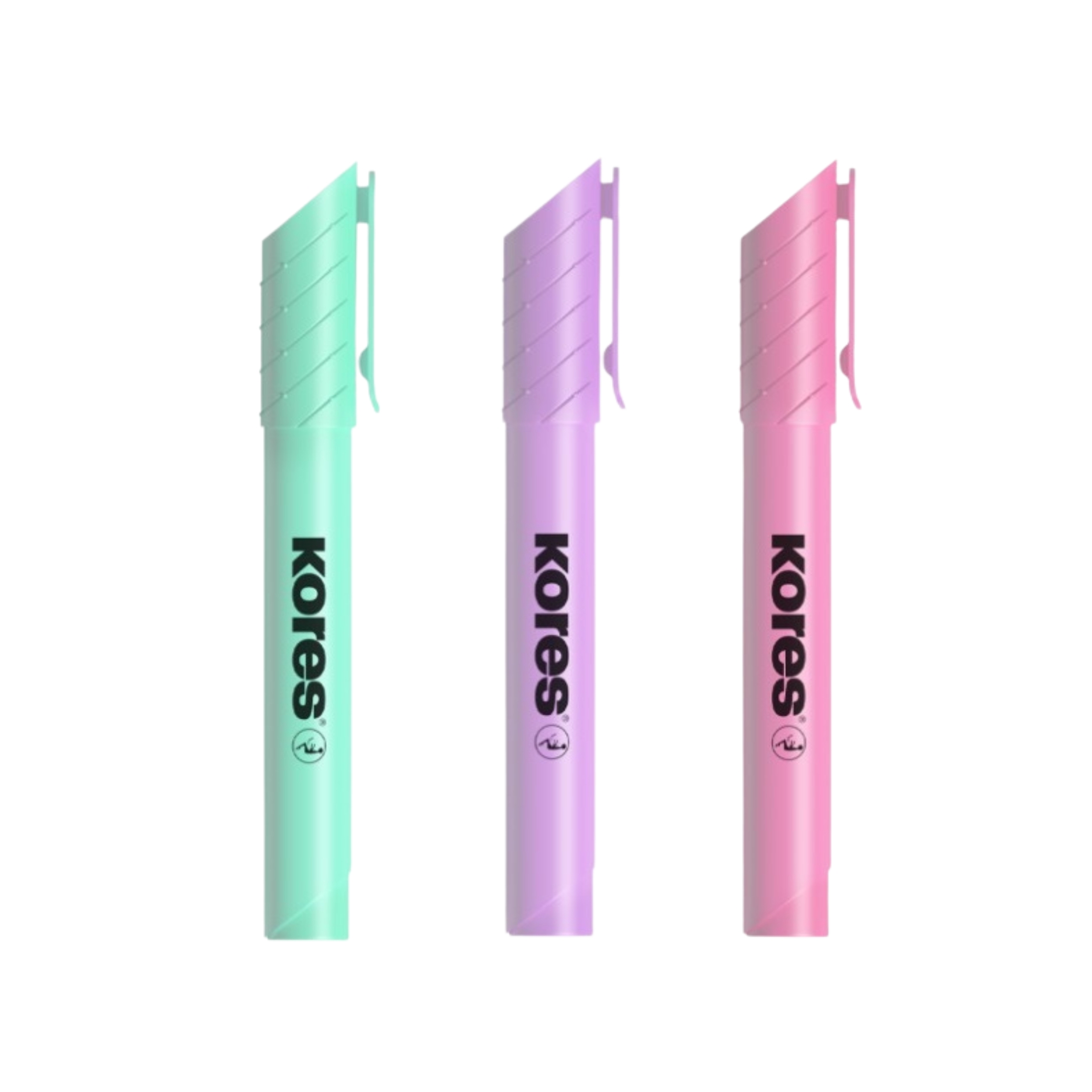 KORES PASTEL HIGH LINER PLUS CHISEL TIP HIGHLIGHTER