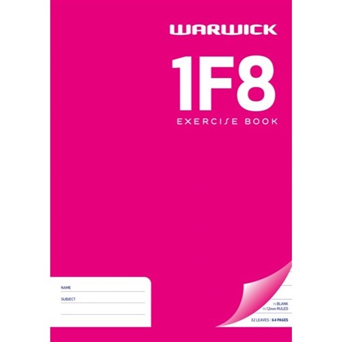1F8 WARWICK EXERCISE BOOK