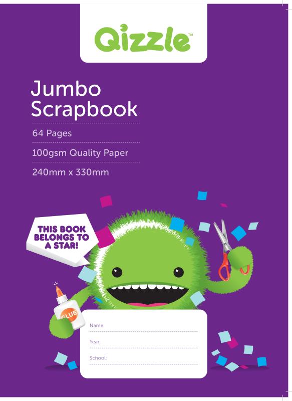 QIZZLE JUMBO SCRAPBOOK