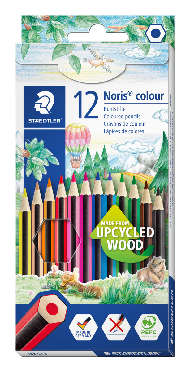 STAEDTLER NORIS COLOUR PENCILS PKT 12