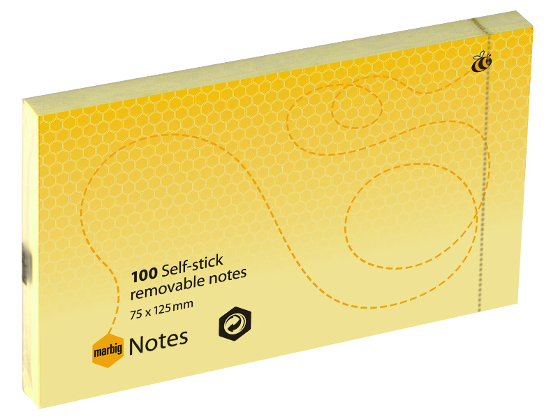 ADHESIVE NOTES 75 X 125MM