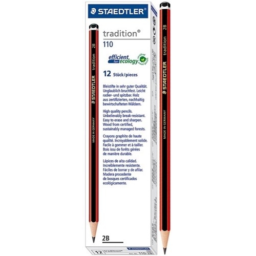STAEDTLER TRADITION PENCILS BOX 12