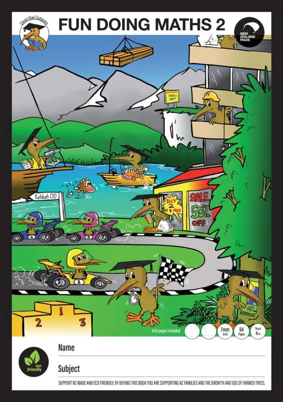 CLEVER KIWI FUN DOING MATHS BOOK #2