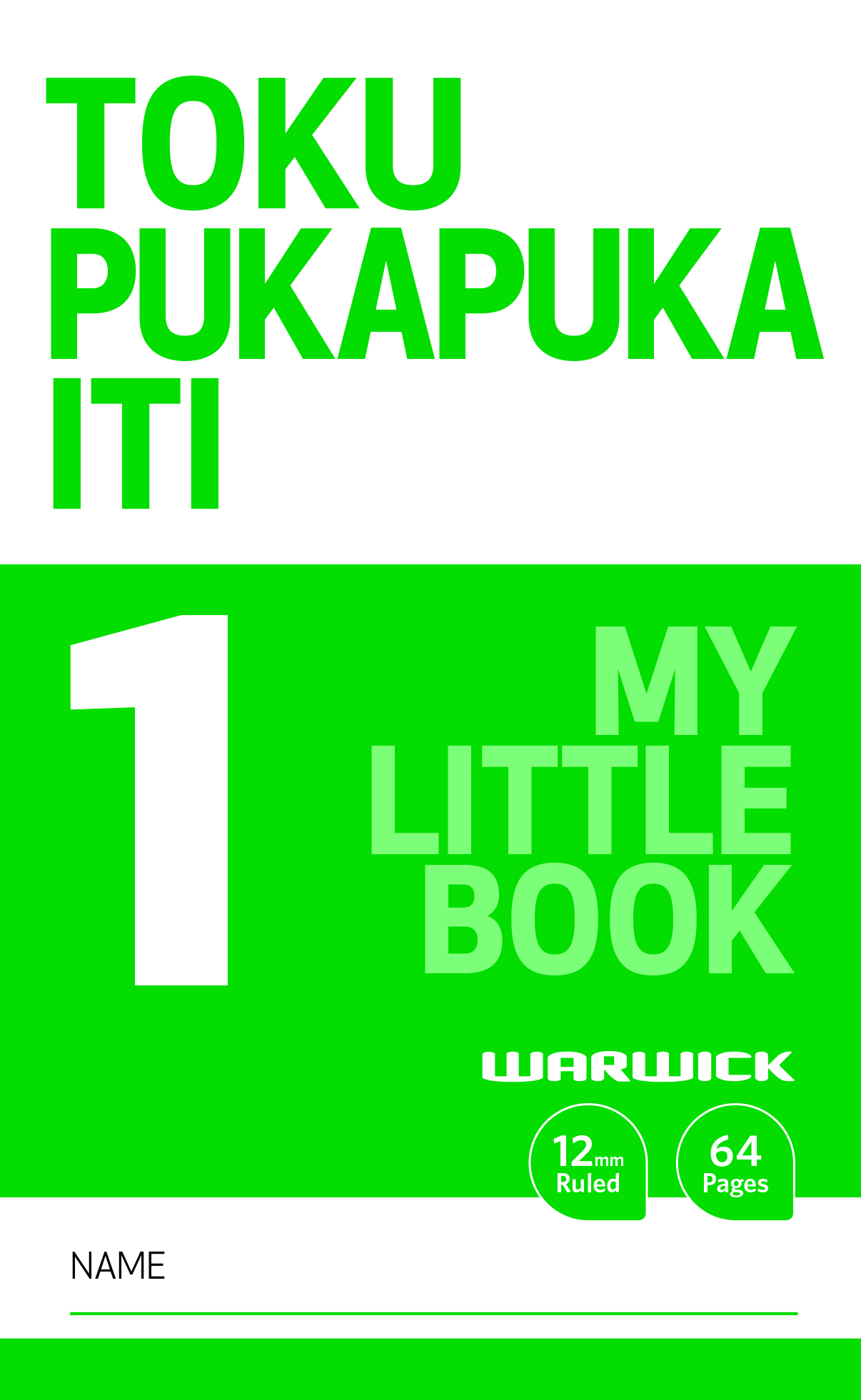 WARWICK MY LITTLE BOOK 12MM RULED