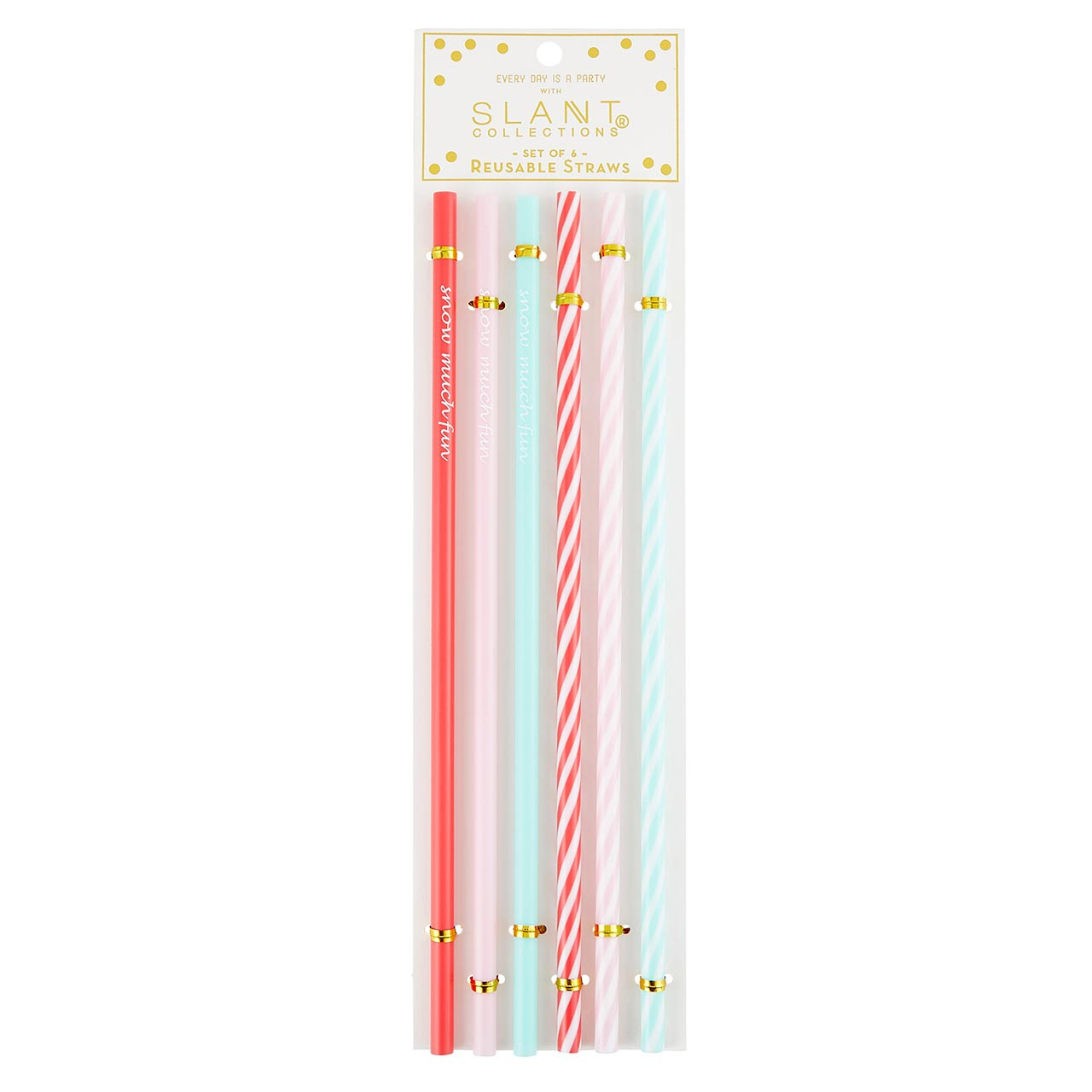 Reusable Straws - Snow Much Fun - Slant Collections