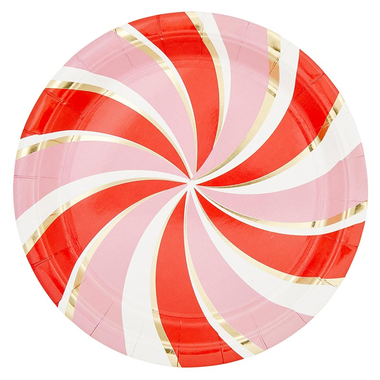 Christmas Décor: Peppermint Paper Plates