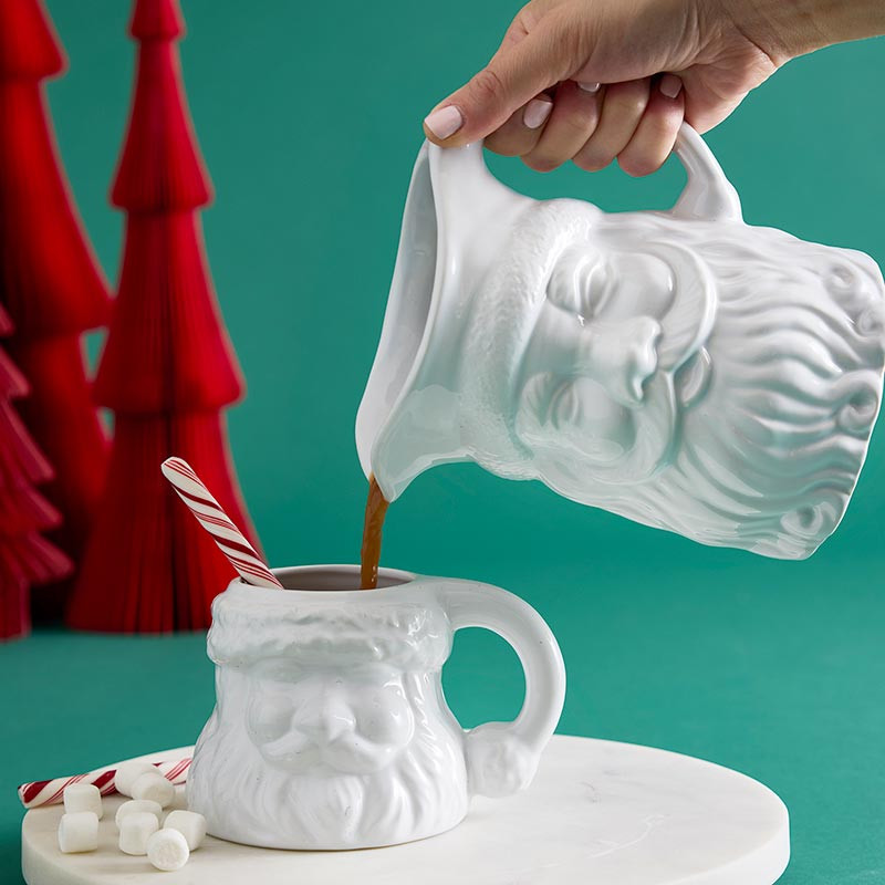 Ceramic Pitcher - Santa - [Consumer]Slant Collections