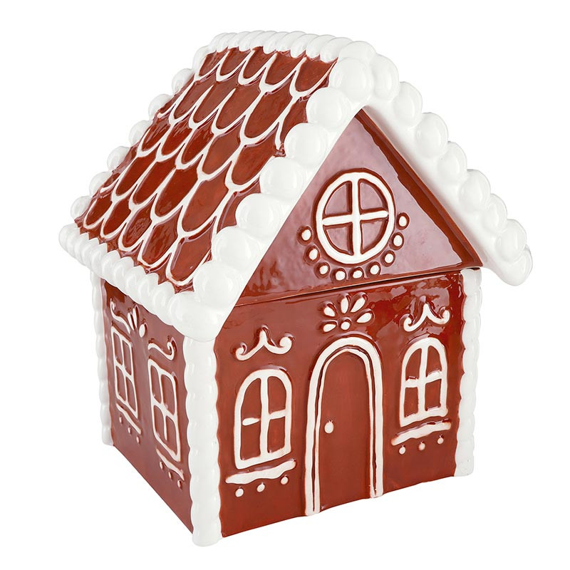 Slant Collections Gingerbread House Cookie Jar - Thumbnail 3