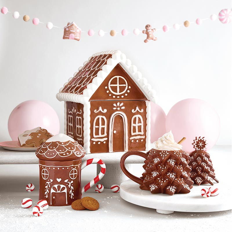 Slant Collections Gingerbread House Cookie Jar