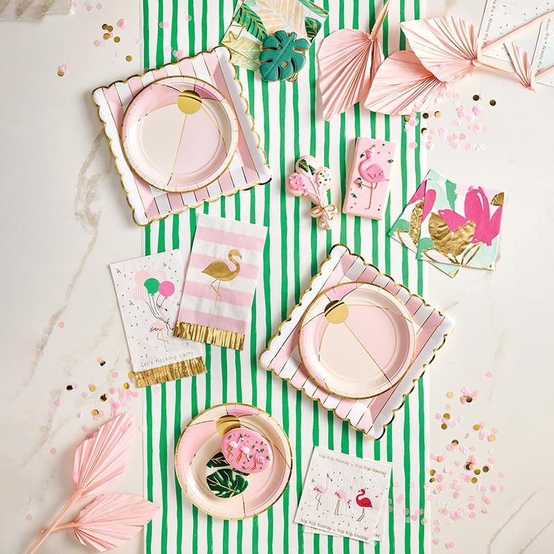 Slant Collections Foil Fringe Napkins - Thumbnail 2