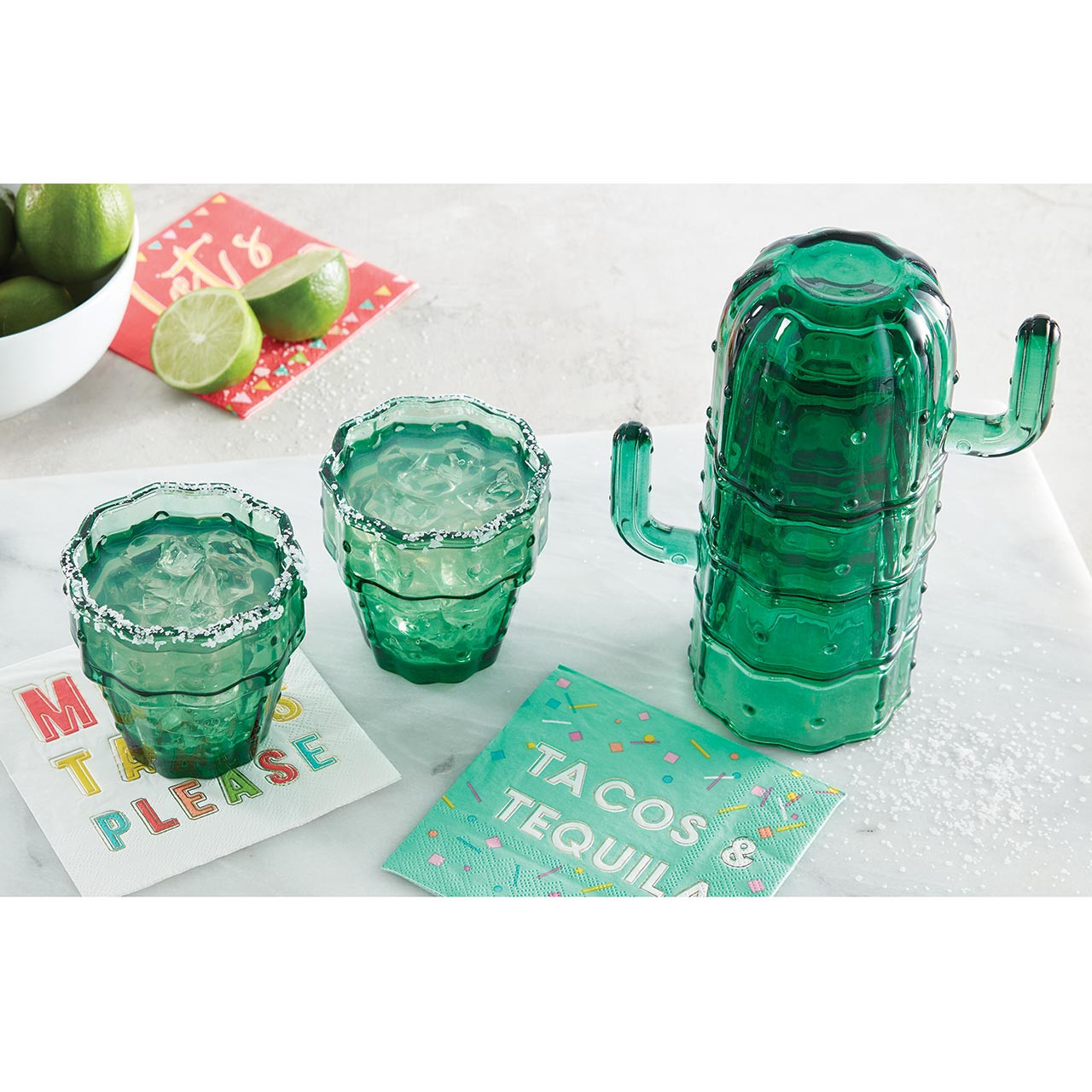 Slant Collections Tacos and Tequila Beverage Napkin - Thumbnail 4