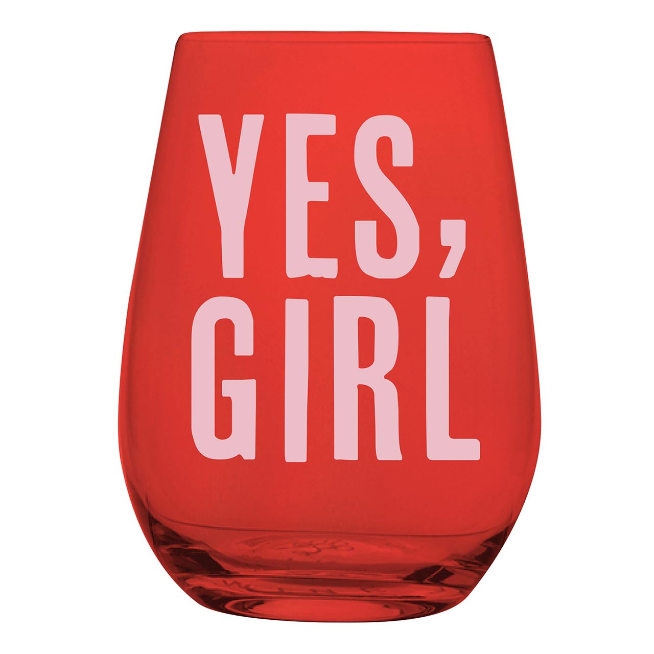 Wine Glass - Yes, Girl - Slant Collections