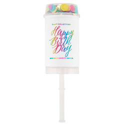 Party Popper - Rainbow Happy Birthday